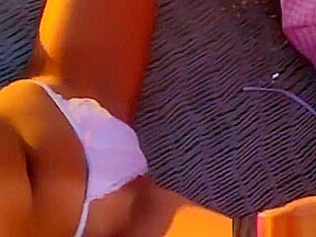 blonde and ethnic babe are down for lesbian sex