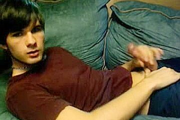 boy-friend jerk off and cum on cam