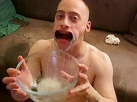 bukkake boy gargling loads blasen cum 6