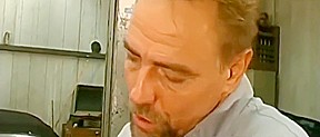 busty milf fucks with two men in a garage-softcore edit
