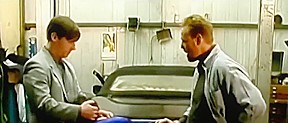 busty milf fucks with two men in a garage-softcore edit