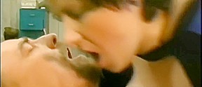 busty milf fucks with two men in a garage-softcore edit