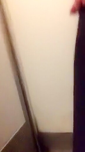 chinese stewardess touching herself in the plane