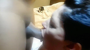 chupando verga de negro,tragando rica leche de negro, devocion por la verga