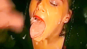 cumdoll gets drowned in facials