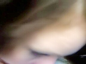 cute wife sucks dick in a car