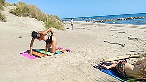 dogging avec un inconnu sur la plage