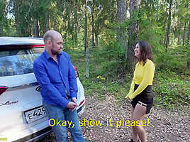 flexi teen fucked in the ass on the roadside