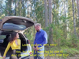 flexi teen fucked in the ass on the roadside