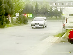 germa milf picked up for car sex