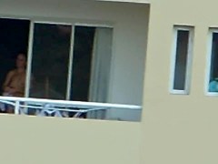 girl nude in balcony argentina far away ( 200 m)