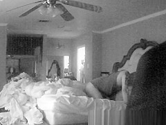 hispanic couple fuck with panty on