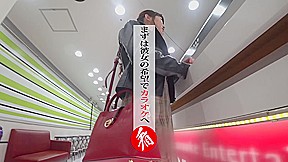 居酒屋美人店員取材と称して接触⇒即ハメに持ち込み男優のチンポで完堕ち