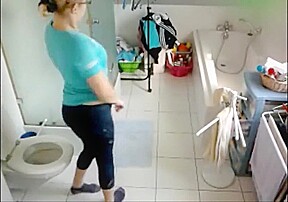 junior blond before and after shower