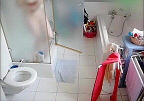 junior blond before and after shower