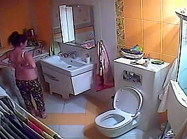 lady in the toilet