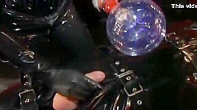 latex femdom cum