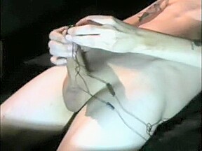 masturbating with vibrating penis head massager male masturbator
