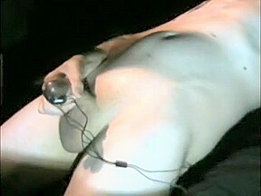 masturbating with vibrating penis head massager male masturbator