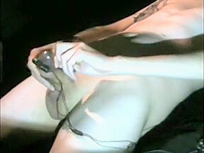masturbating with vibrating penis head massager male masturbator