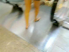 miniskirt public legs 2