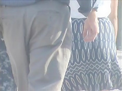 nice jiggly ass in dress