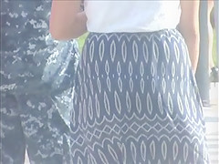 nice jiggly ass in dress