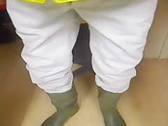 nlboots - green cebo waders jeans