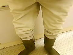 nlboots - green cebo waders jeans