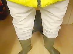 nlboots - green cebo waders jeans