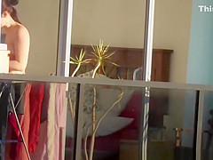 secretly spies on his neighbor