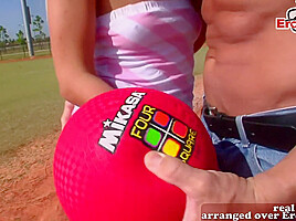 skinny blonde small tits teen 18+ pick up after sport