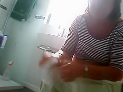 spied friends in his toilet