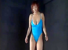 strong asian woman dominates a wimp