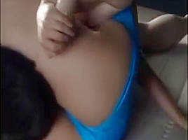 strong asian woman dominates a wimp