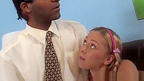 teen 18+ Aubrey Dey Fuck A Black Guy While Step dad Watches