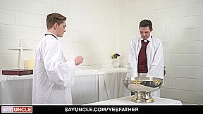 teen 18+ Boys Having Hot Sex On Top Of Altar