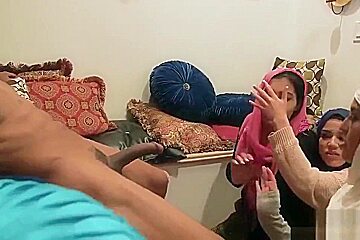 teen 18+ reality first time Hot arab girls try foursome