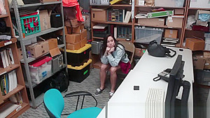 teen 18+ shoplifter jerks