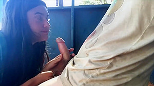 teen 18+ slut sucks me off before baseball practice