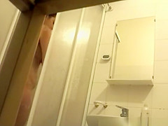 teen 18+ taking shower in bathroom