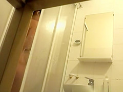 teen 18+ taking shower in bathroom