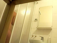 teen 18+ taking shower in bathroom