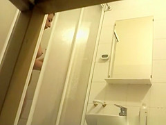 teen 18+ taking shower in bathroom