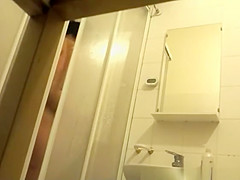 teen 18+ taking shower in bathroom