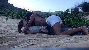 teens 18+ fuck raw on public beach