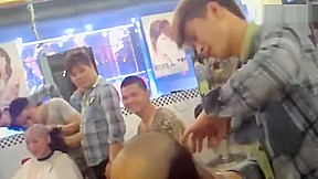 two girls headshave
