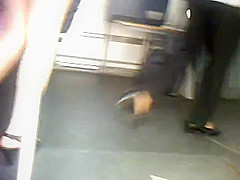 upskirt in train