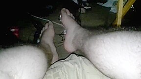 video of me clipping my toenails, smelling feet, and nudity