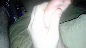 video of me clipping my toenails, smelling feet, and nudity